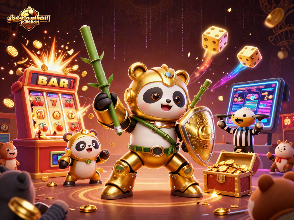 Win big at sissyssouthernkitchen with vibrant slot machine and animated characters!